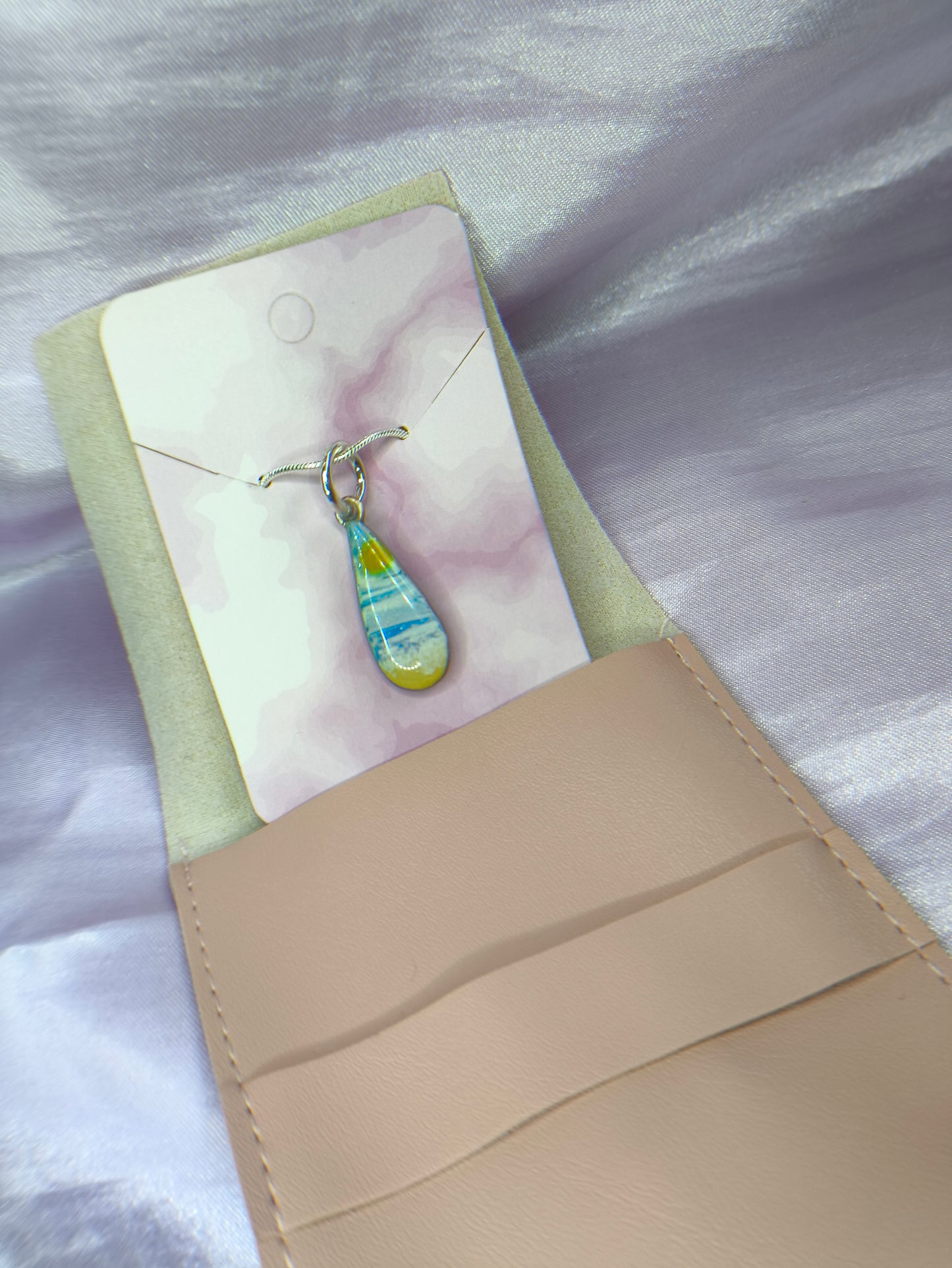 Teardrop beach necklace