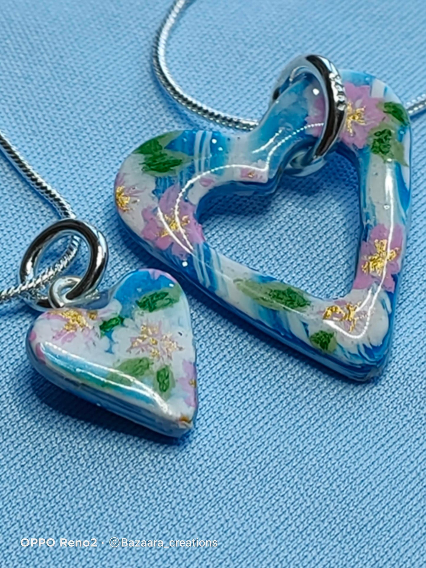 Mother and child necklaces